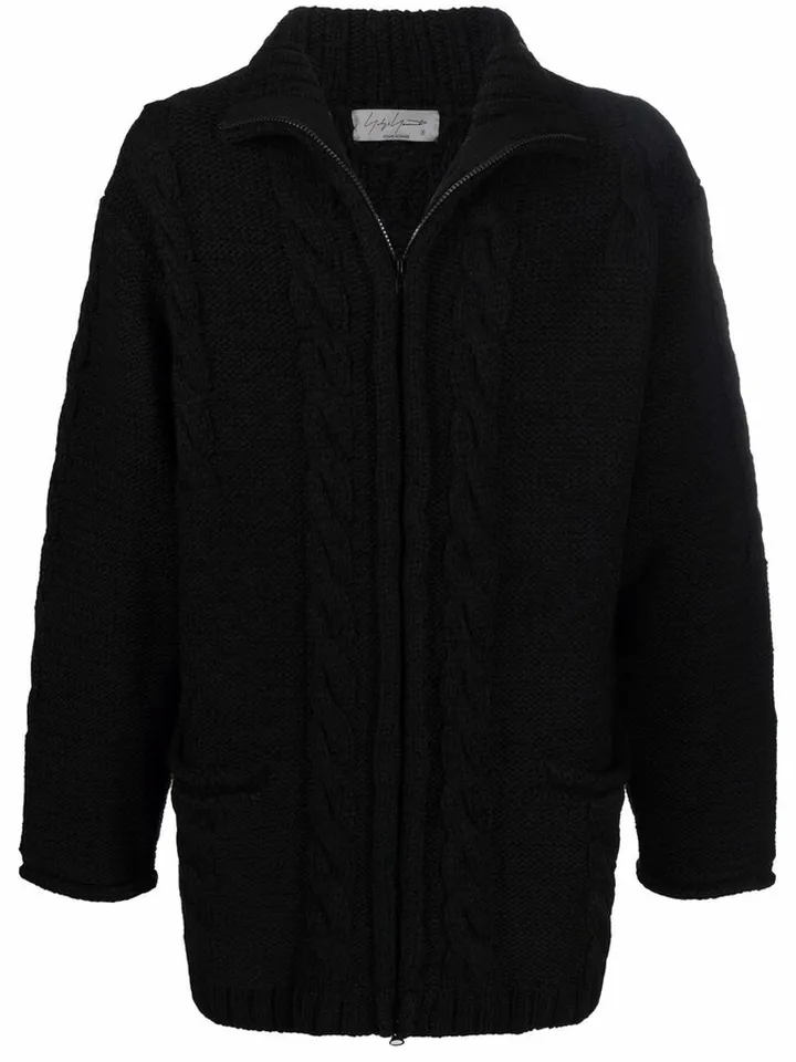 Zip-Up Wool Jumper