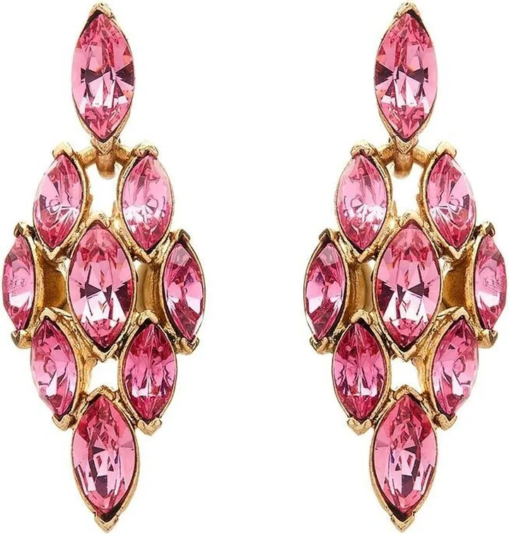 Navette Crystal Drop Earrings