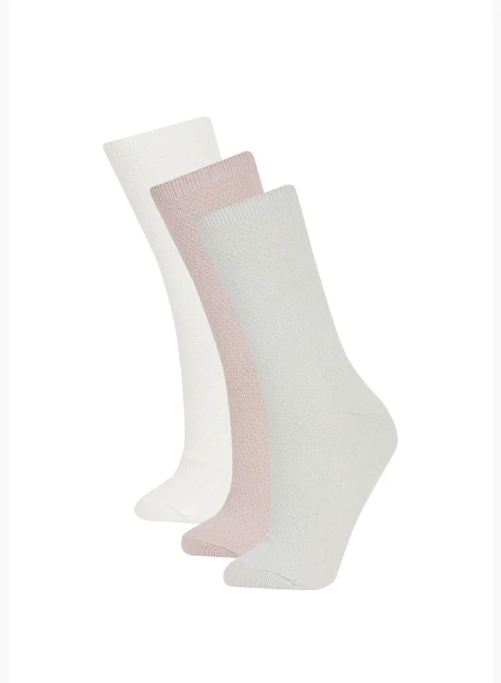 3 Pack Woman High Cut Socks