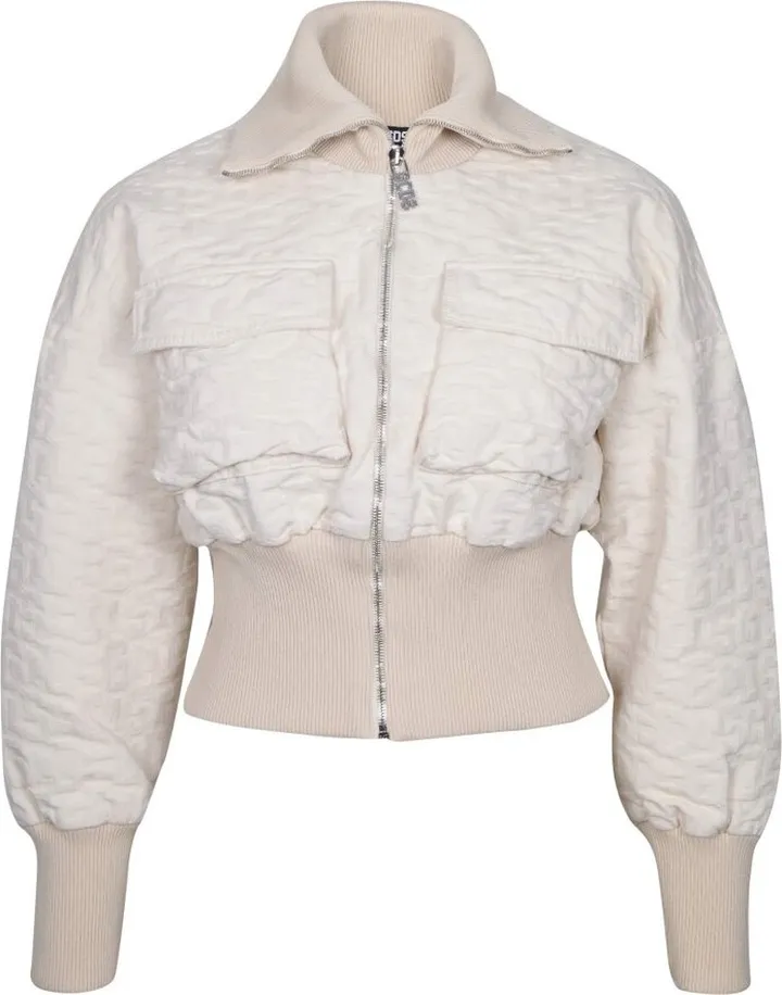 GCDS Monogram Cropped Bomber Jacket