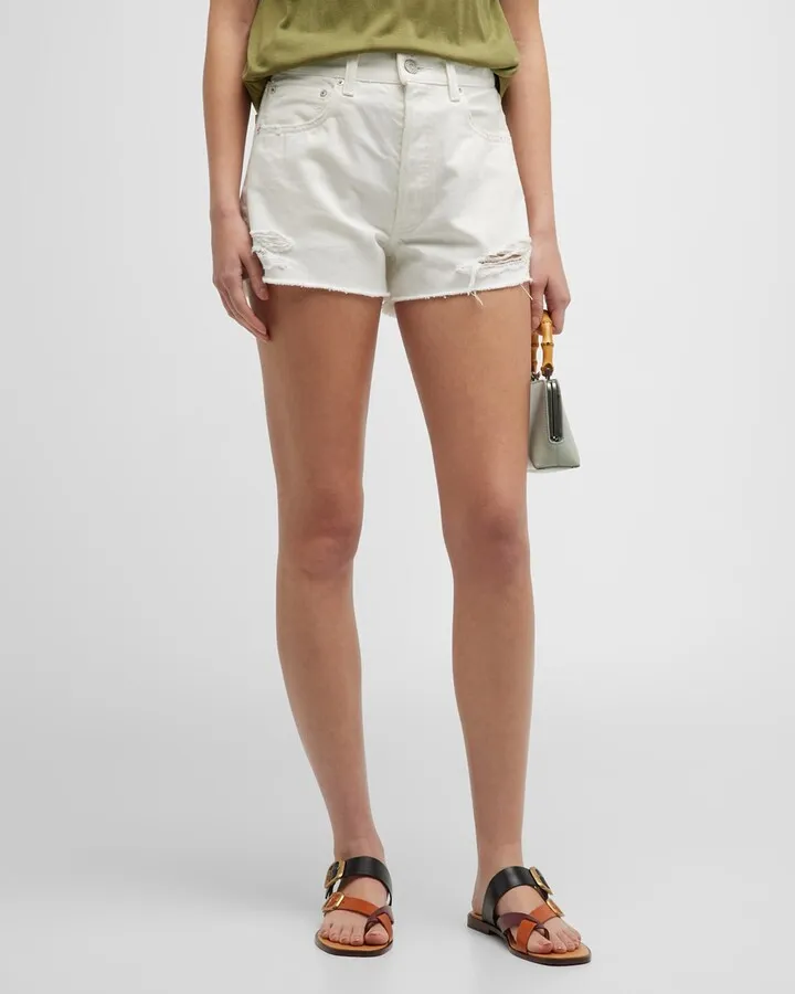 Ransomville Distressed Denim Shorts