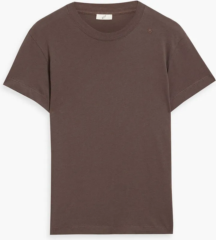 Bite cotton-jersey T-shirt