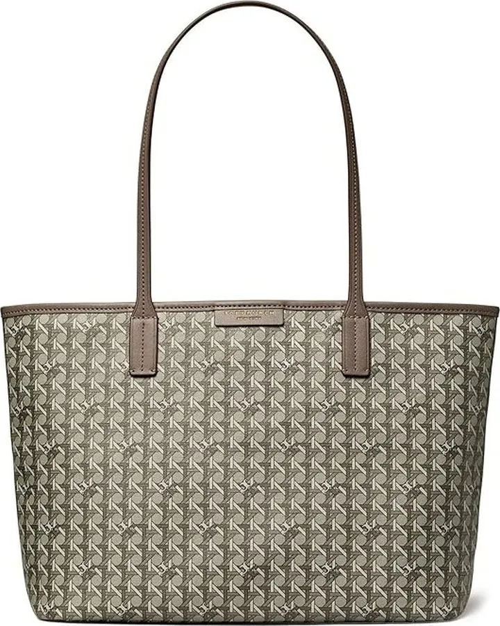 Tory Burch Ever-Ready Small Tote (Zinc) Handbags