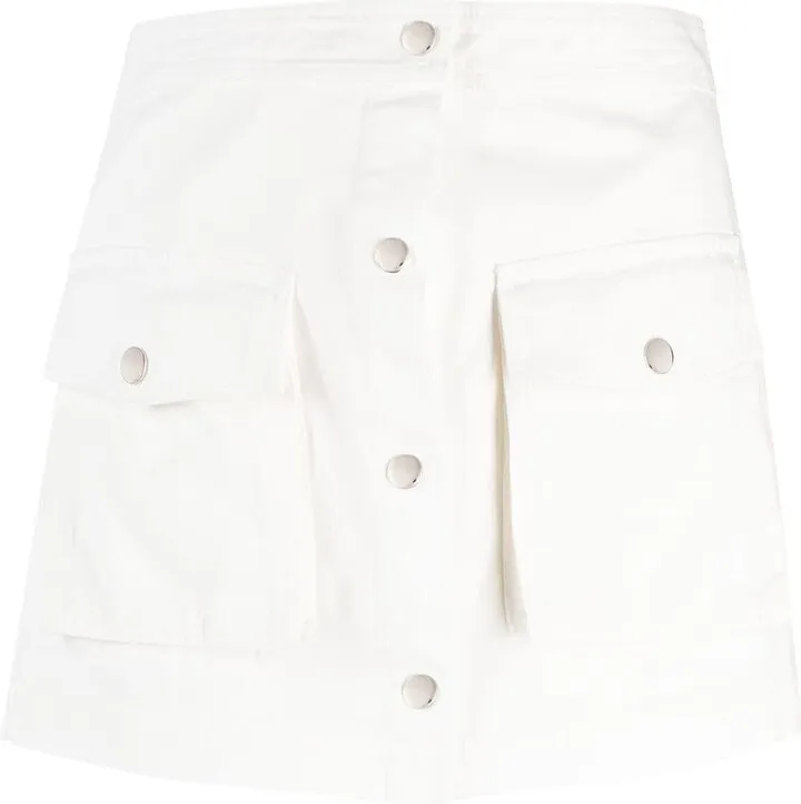 High-Waisted Cotton Shorts