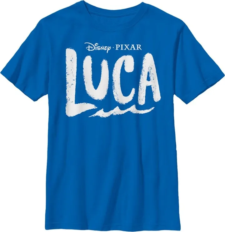Boy's Luca Logo T-Shirt - Royal Blue - X Small