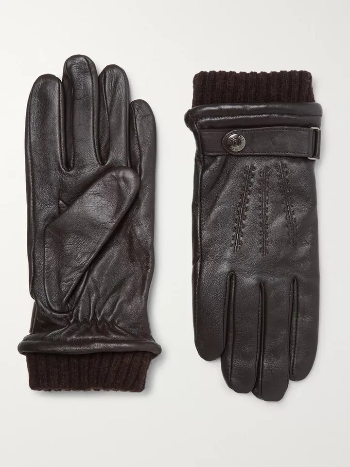 Henley Touchscreen Leather Gloves