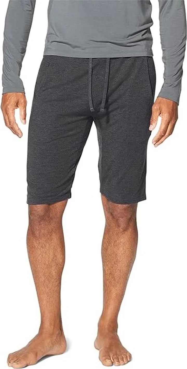 Tommy John Lounge Shorts (Charcoal Heather) Men's Pajama