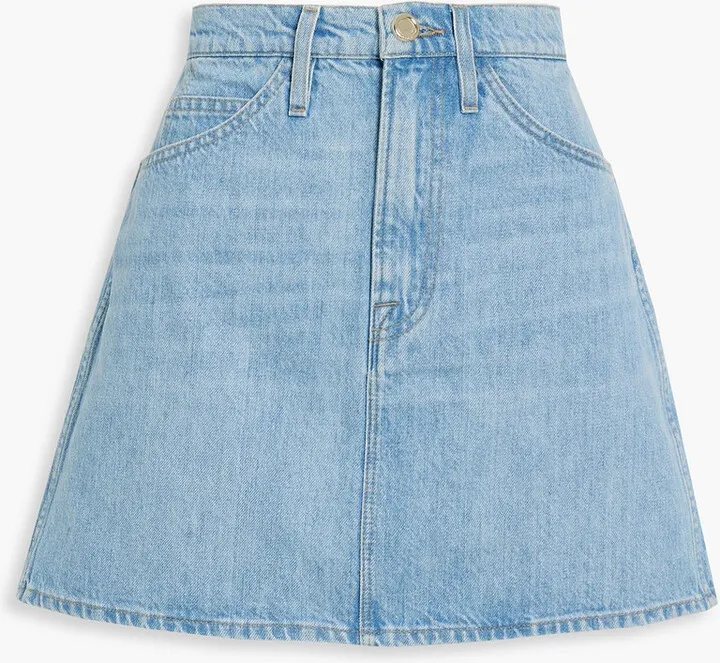 Le Italien denim mini skirt
