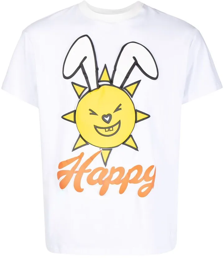 graphic-print short-sleeved T-shirt