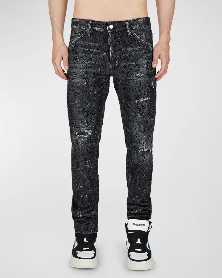 Men's Crystal Galaxy Cool Guy Jeans