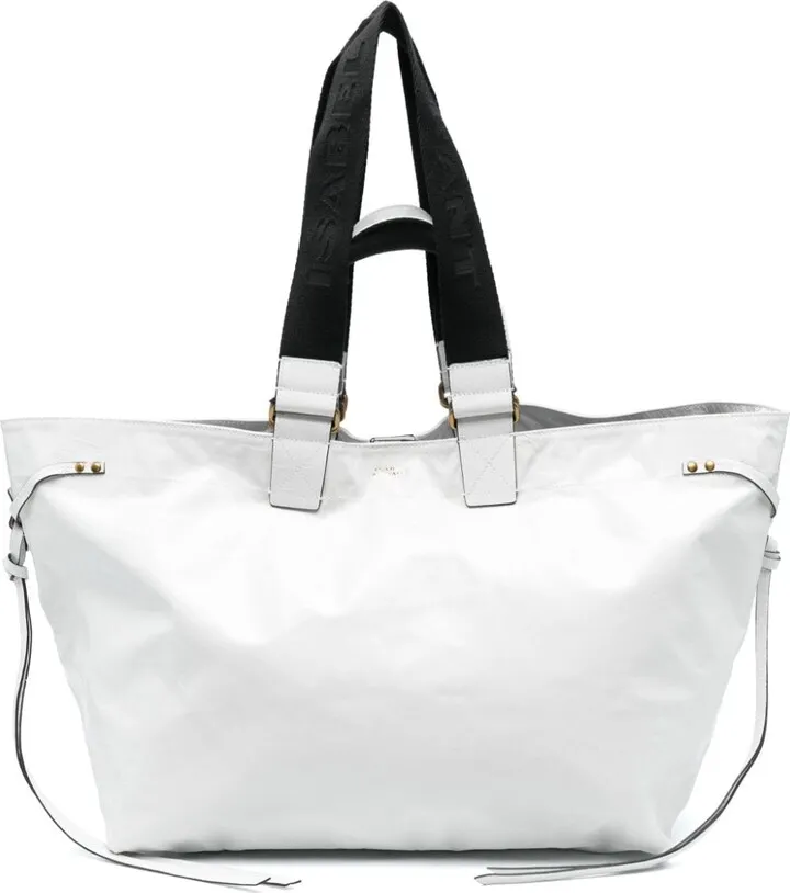Wardy crinkle-effect tote bag