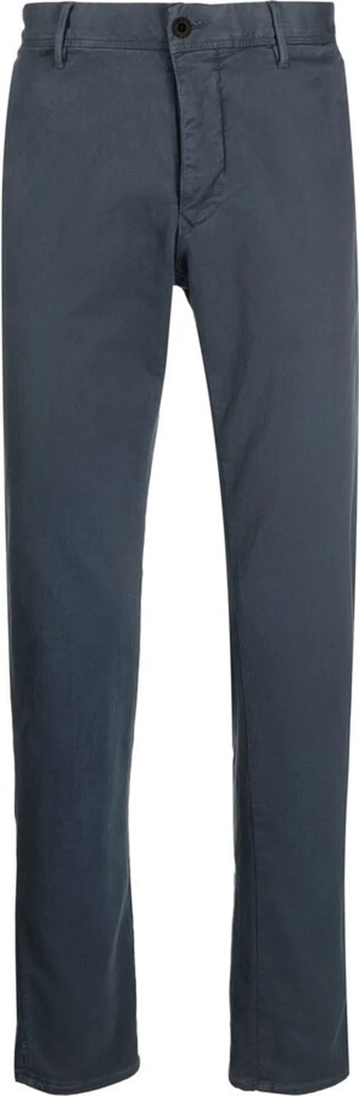 Mid-Rise Straight-Leg Trousers