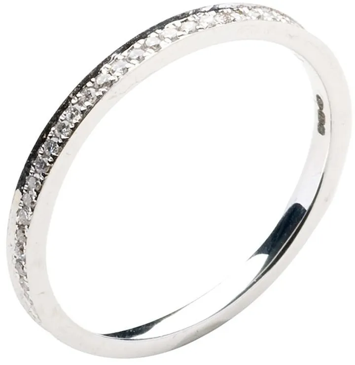 18kt white gold diamond Eclipse Eternity ring