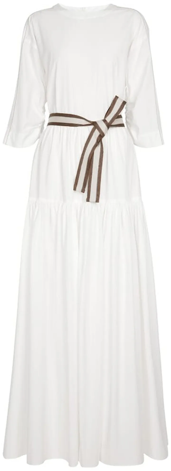 Cotton poplin maxi dress