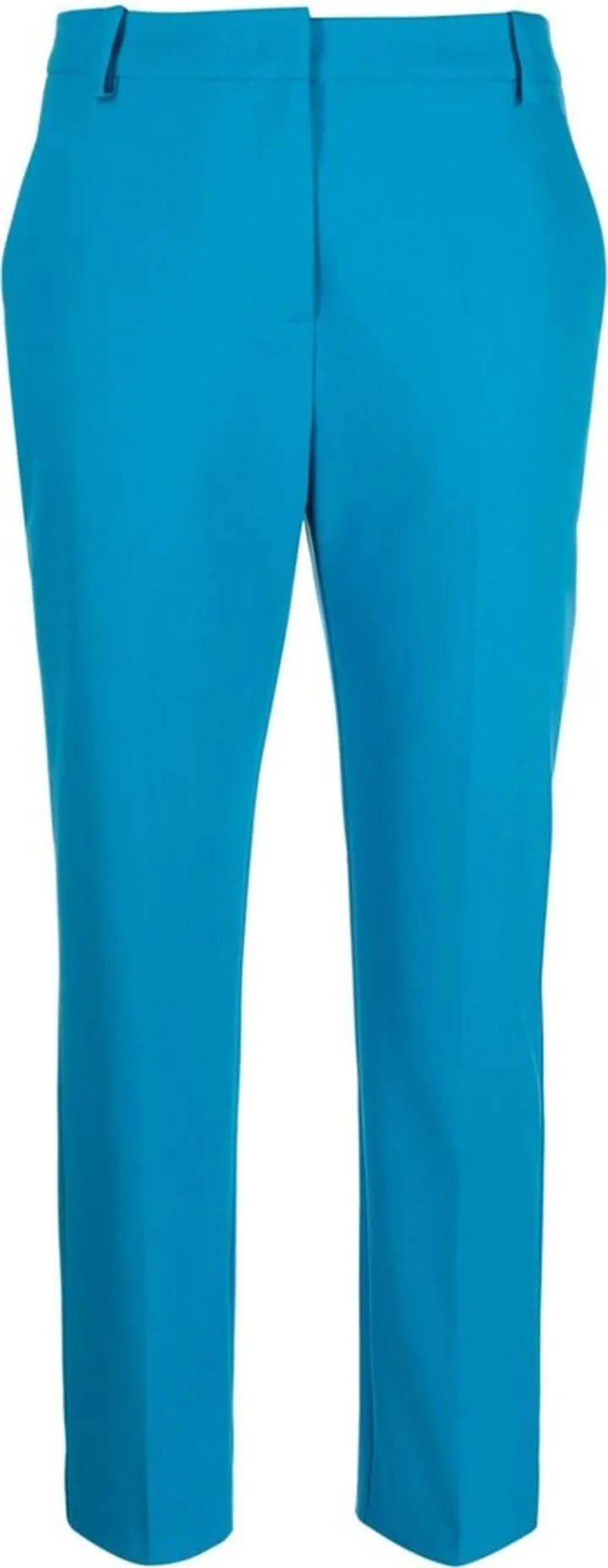 Cropped Straight-Leg Trousers