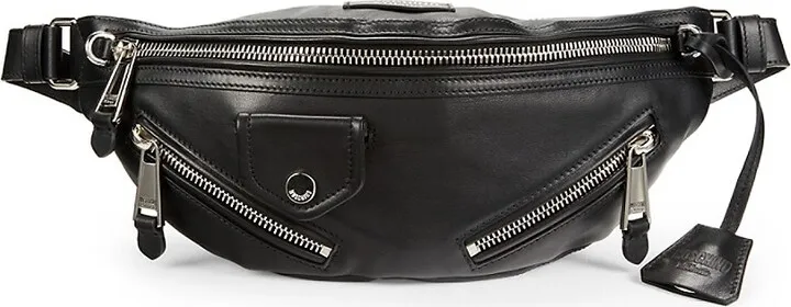 Moto Leather Belt Bag