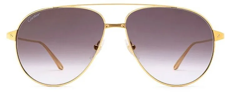 Cartier Aviator Frame Sunglasses