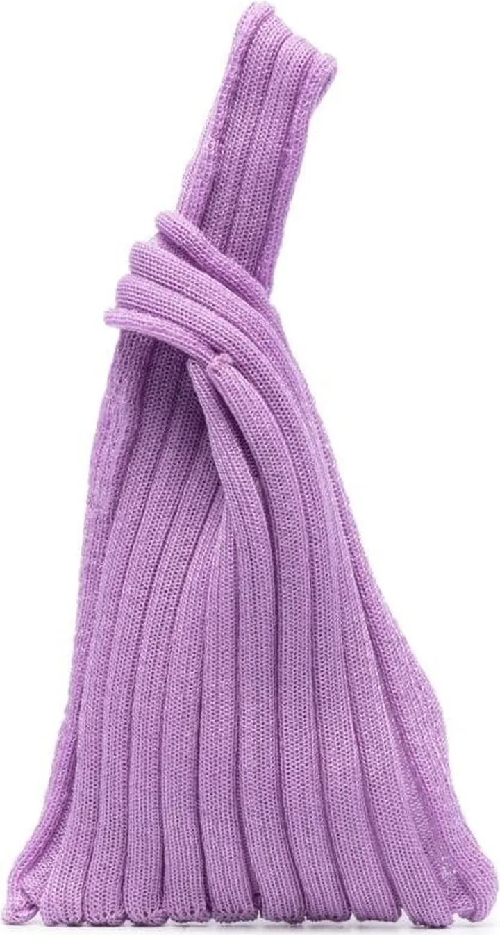 Katrine ribbed knit bag