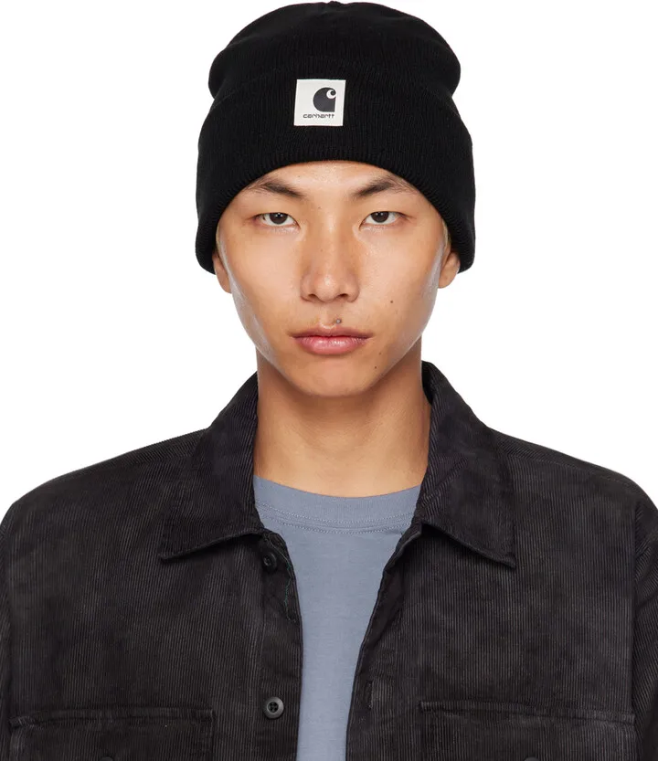 Carhartt Work In Progress Black Ashley Beanie