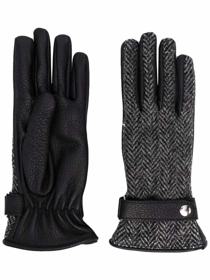 Herringbone-Pattern Gloves