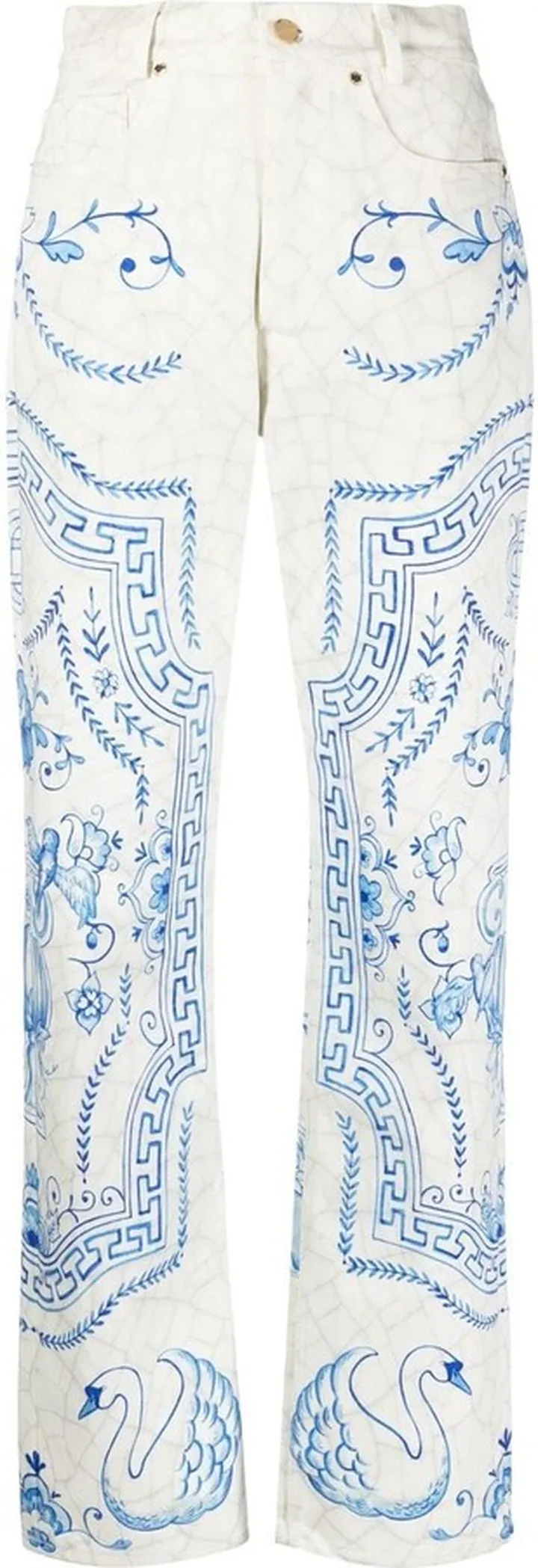 Plat A Dessert straight-leg trousers