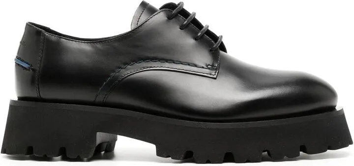 Logo-Embossed Lace-Up Shoes