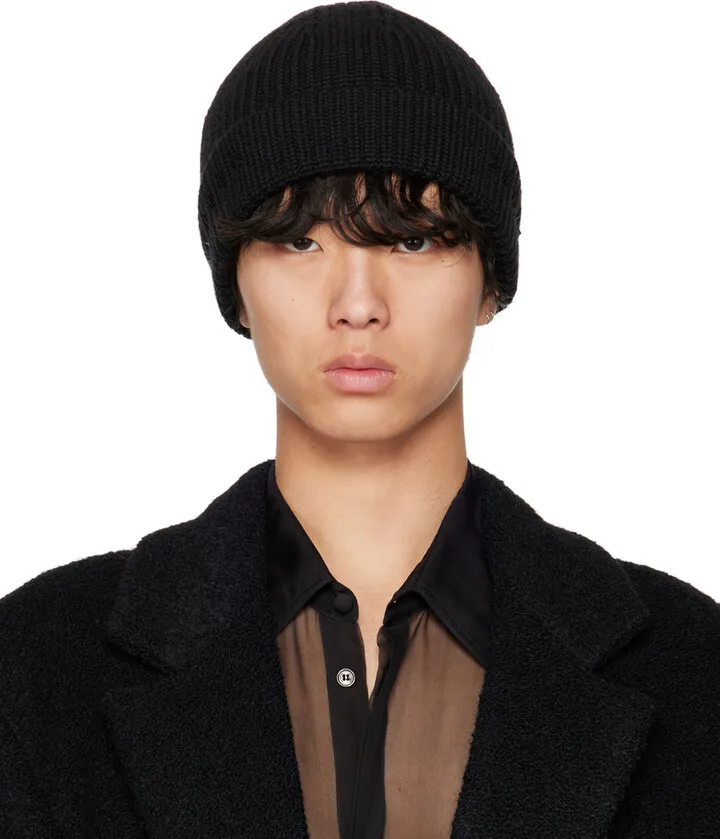 Valentino Garavani Black Rockstud Beanie
