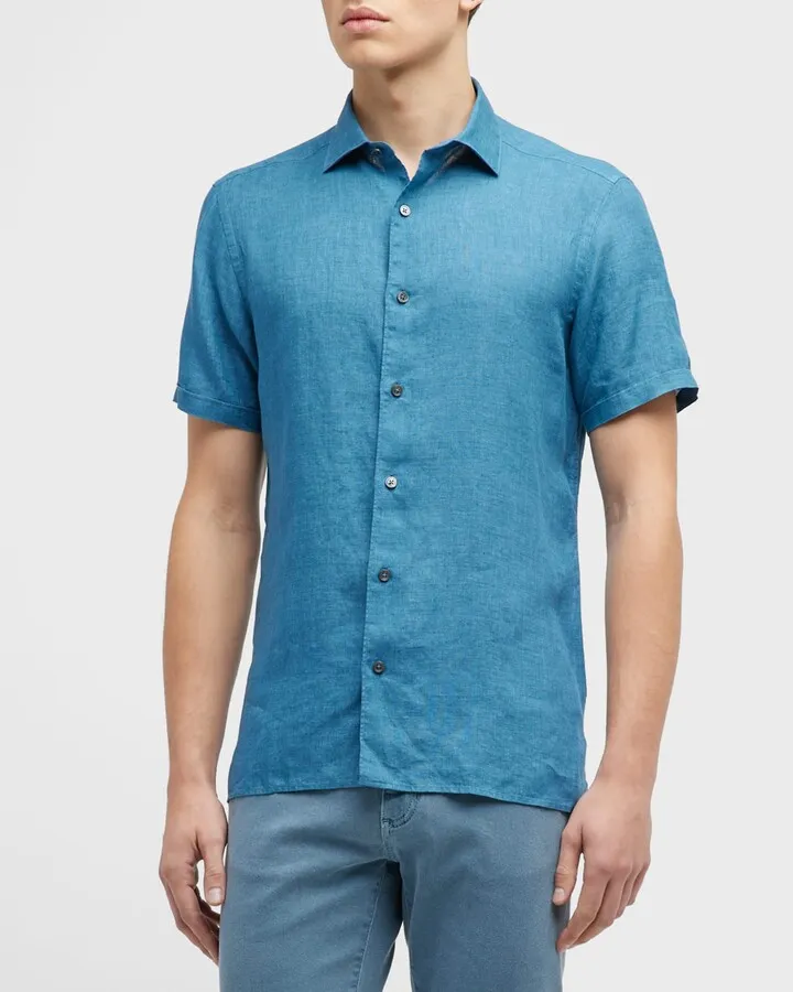 Men's Linen Sport Shirt