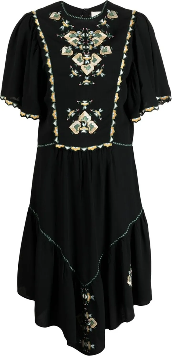 Sinezia embroidered midi dress