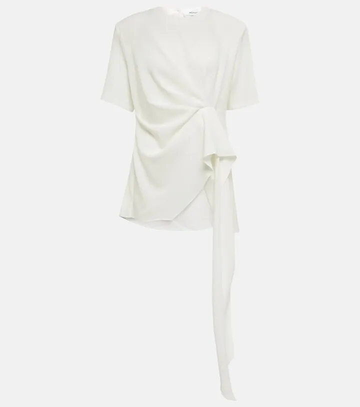 Draped minidress