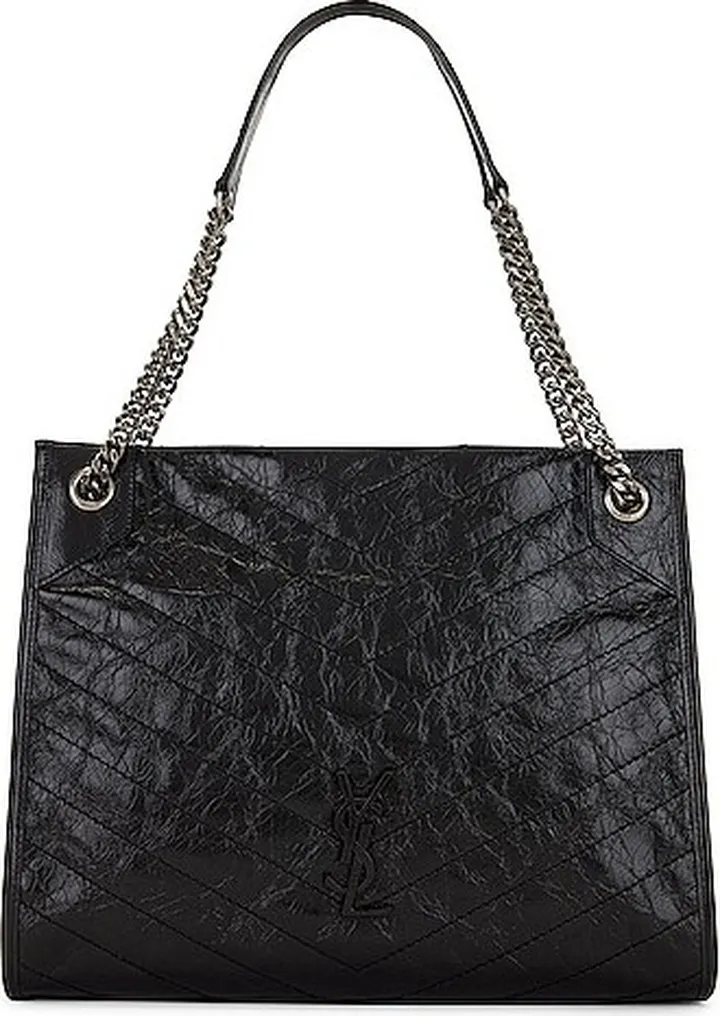 Saint Laurent Medium Niki Shopping Bag in Black