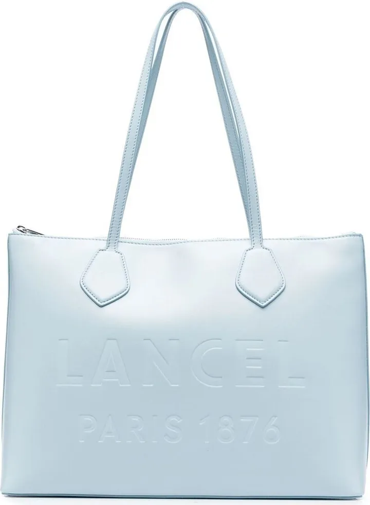 Embossed-Logo Detail Tote Bag