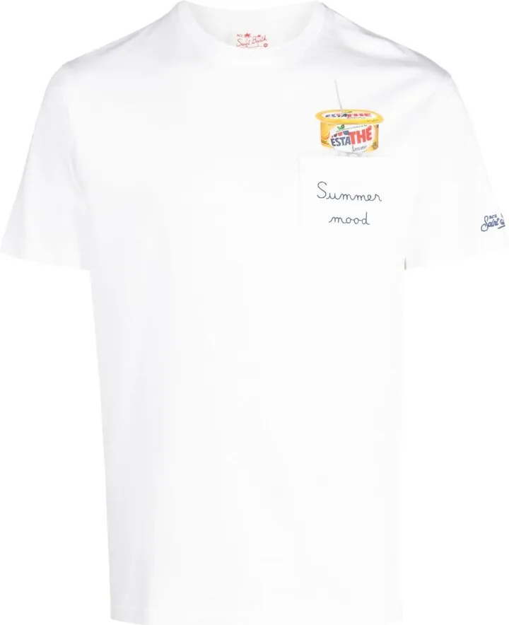 embroidered-logo short-sleeve T-shirt