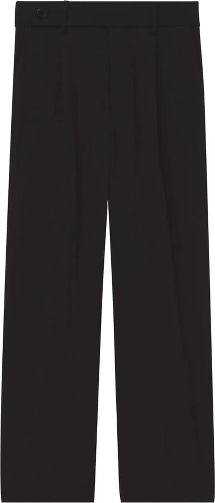 Wide-Leg Cropped Trousers