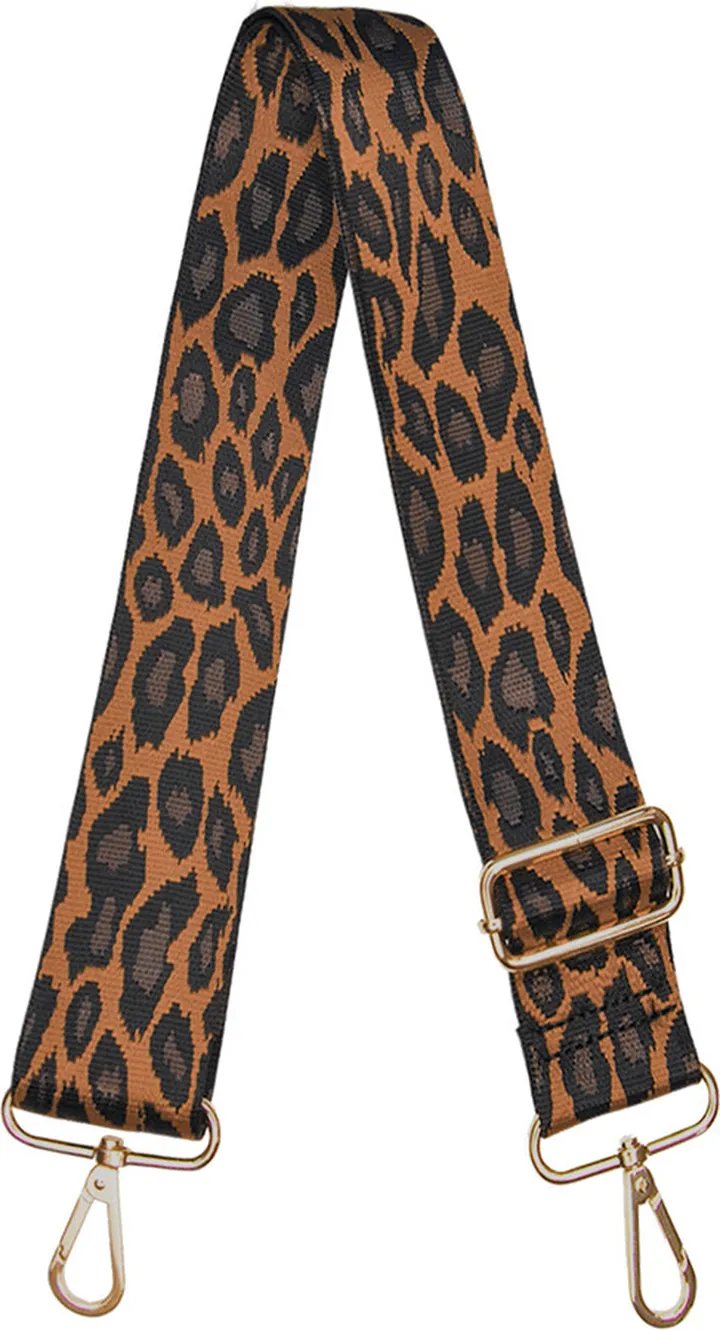 Johnny Loves Rosie - Luxe Tan Leopard Print Bag Strap