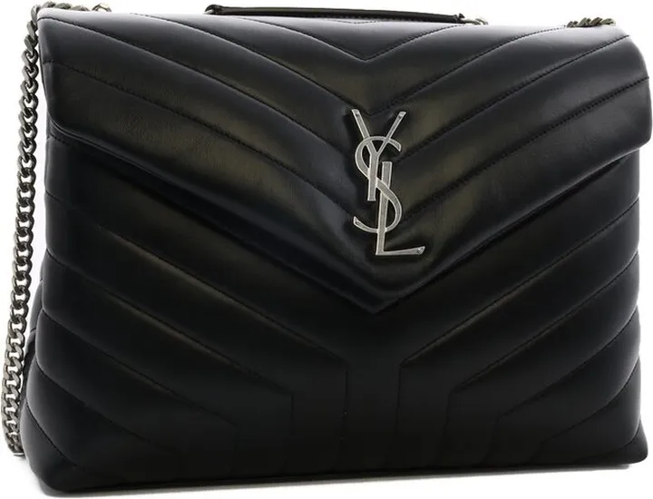 Saint Laurent Loulou Medium Quilted Shoulder Bag