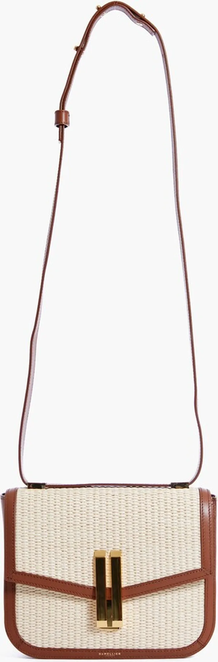Tan Natural Raffia Vancouver Crossbody Bag
