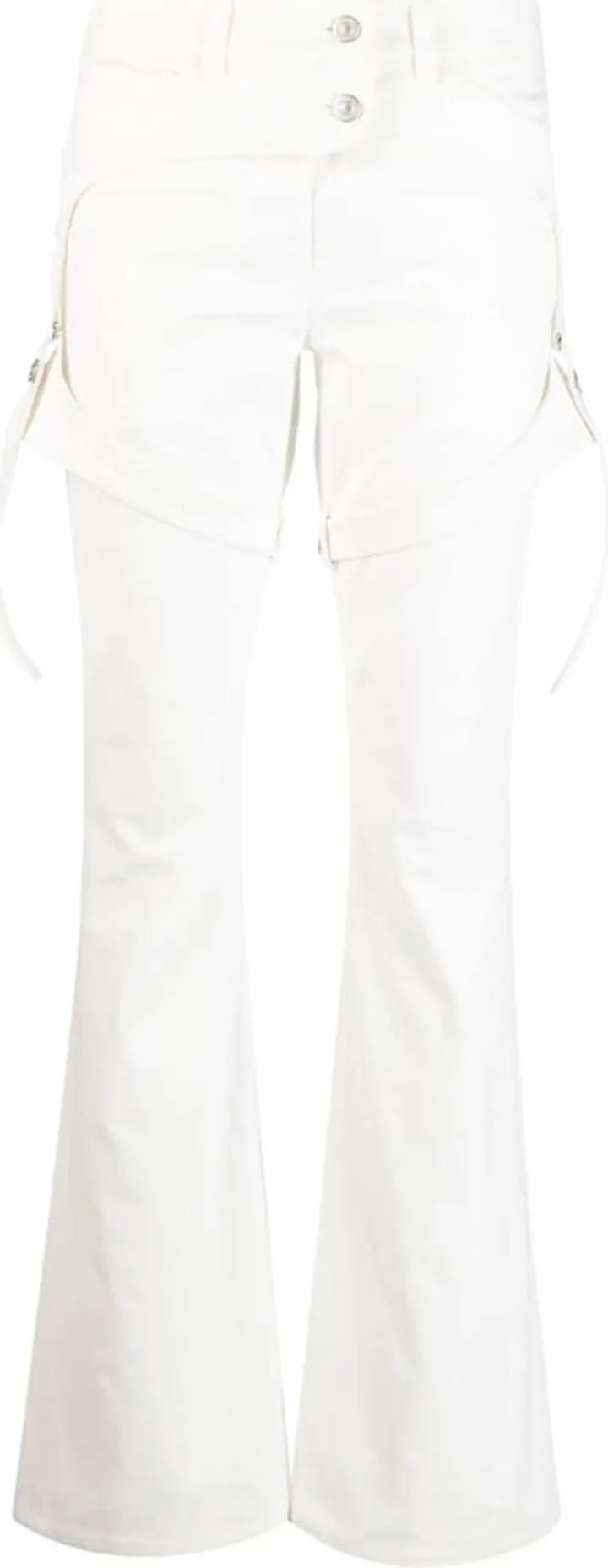 Straight-Leg Cotton Trousers
