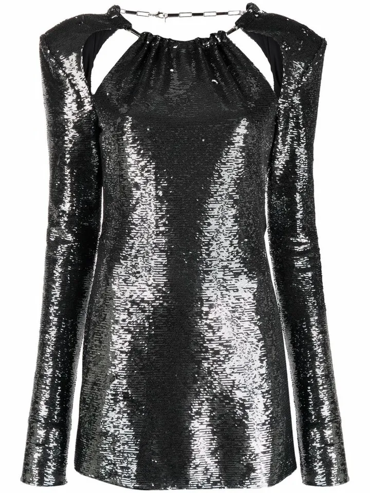 Sequin-Embellished Dress