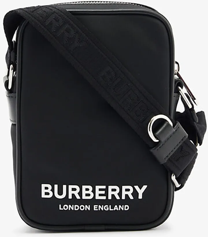 Mens Black Paddy Shell Cross-body bag