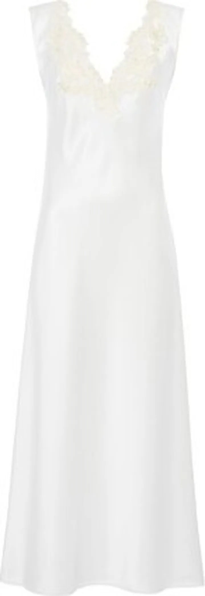 Silk satin long nightgown