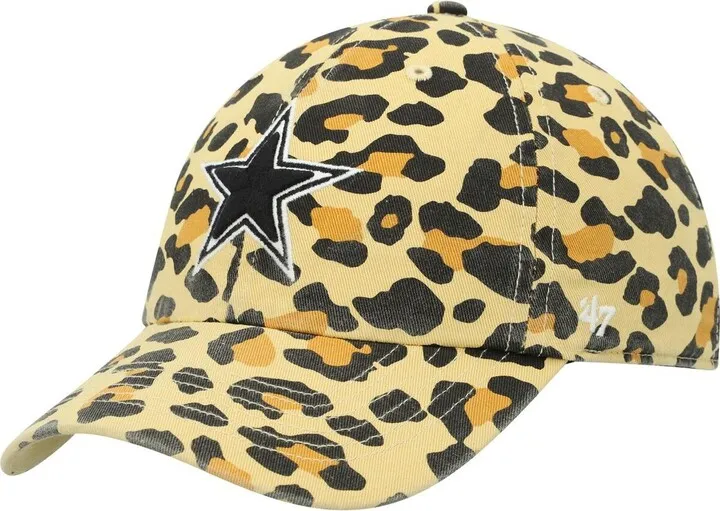 Women's '47 Tan Dallas Cowboys Bagheera Clean Up Adjustable Hat
