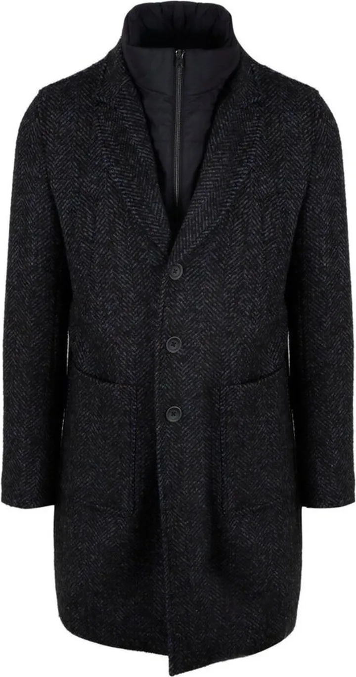 Herno Nottingham Ecoage Single-Breasted Coat