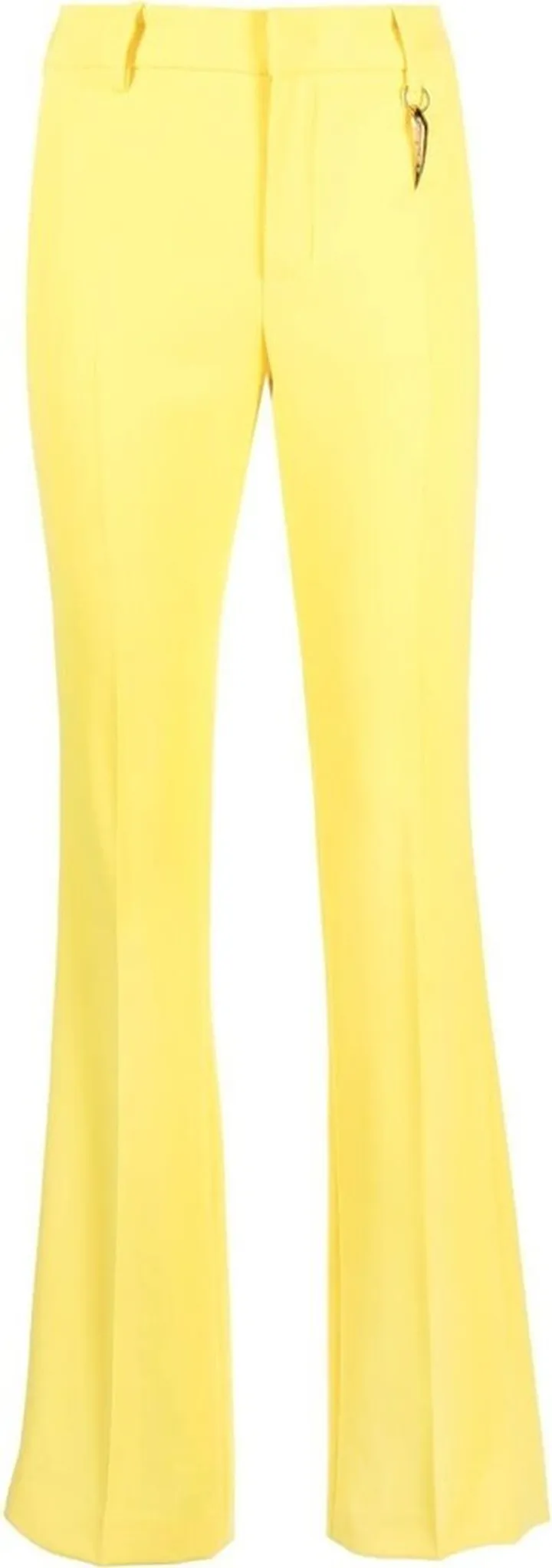 High-Waisted Straight-Leg Trousers