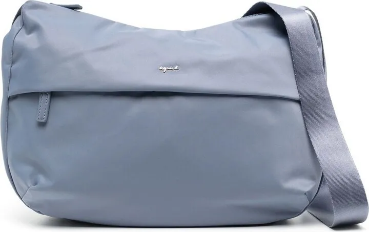 Logo-Plaque Detail Crossbody Bag