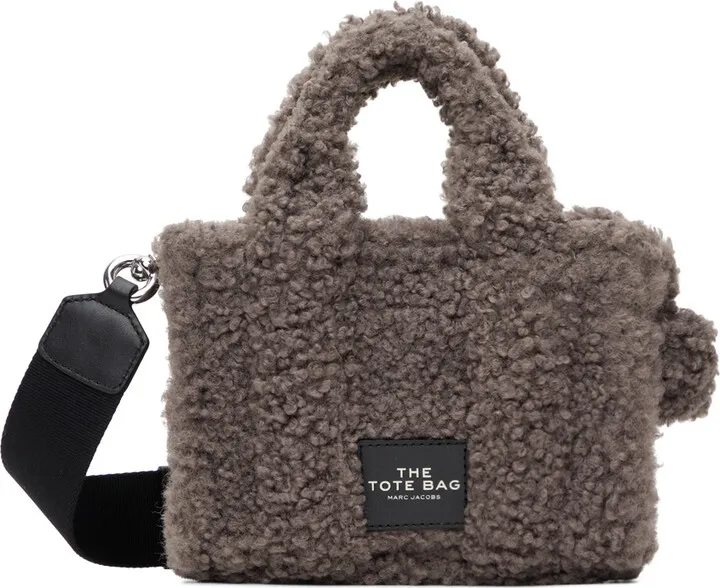 Marc Jacobs Gray 'The Teddy' Micro Tote