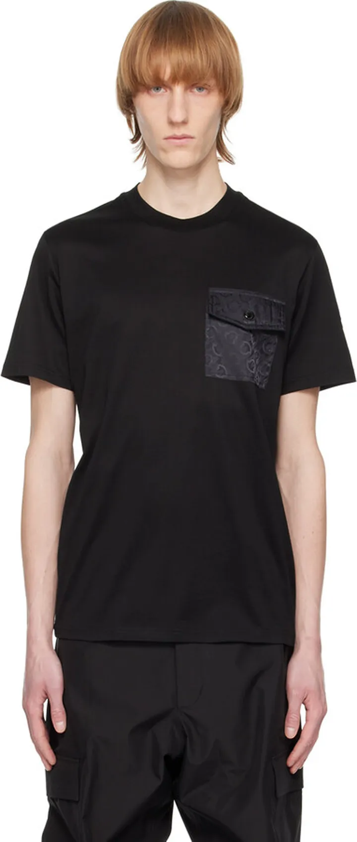 Moncler Black Crewneck T-Shirt