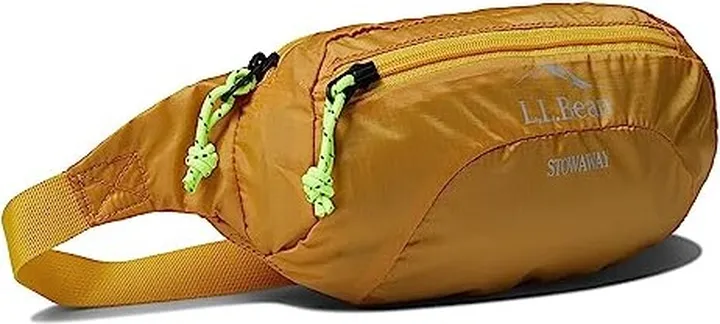 L.L.Bean Stowaway Hip Pack (Warm Gold) Handbags
