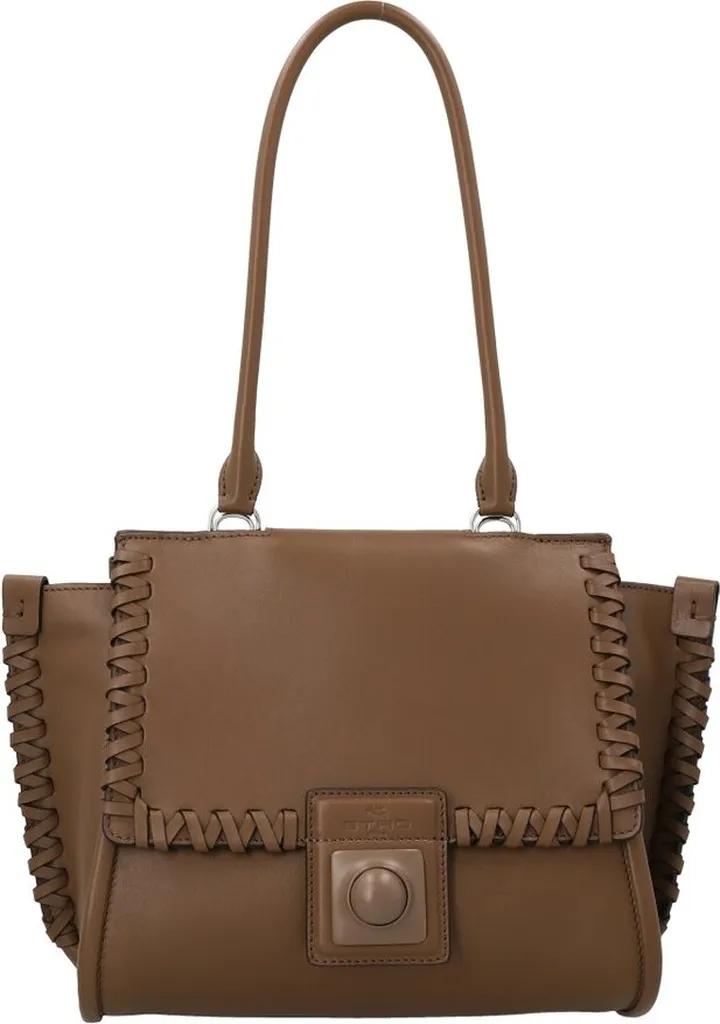 Etro Crown Me Braided Detailed Tote Bag