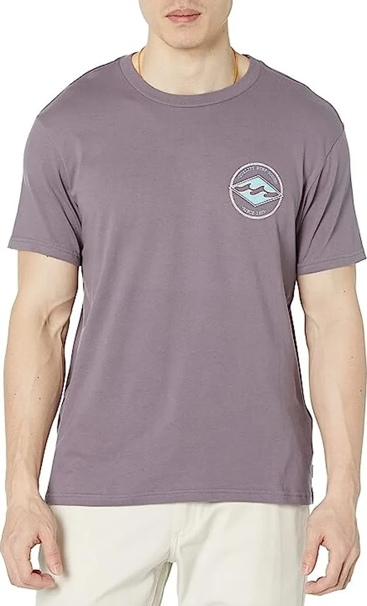 Billabong Rotor Diamond Short Sleeve Tee (Purple Haze) Men's Clothing